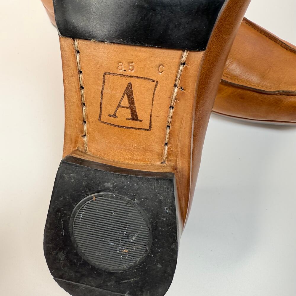 Adelante Shoe Co Women’s Leather Loafers‎ 8.5 Brown Slip On Handmade Casual - Picture 5 of 6